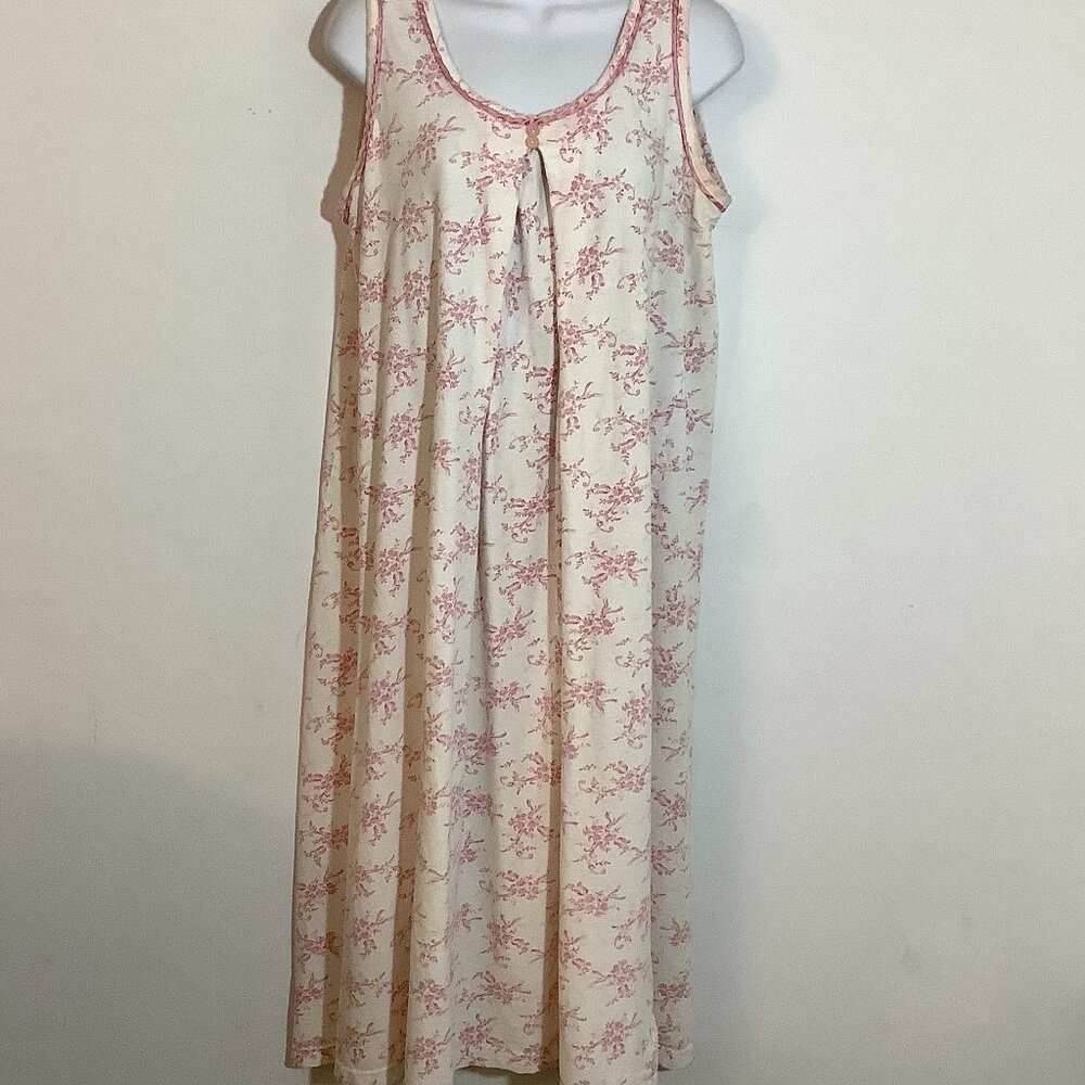 Nursingwear  Motherhood Maxi Pink / White Small Gown Soft Touch fabric